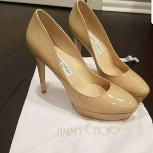 Jimmy Choo Nude Pumps